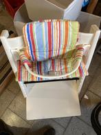 Stokke stoel wit tripp trapp, Ophalen of Verzenden, Gebruikt, Meegroeistoel, Stoelverkleiner