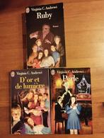 Lot de 3 Virginia C. Andrews Perle Ruby D'or et de lumière, Livres, Enlèvement ou Envoi