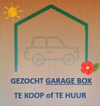 Gezocht garagebox rond De Bijloke, Gent, Immo, Garages en Parkeerplaatsen, Gent