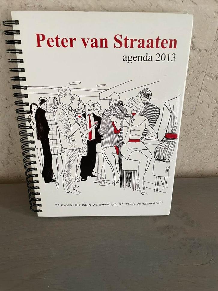 Peter van Straaten Agenda 2013, Antiek en Kunst, Kunst | Schilderijen | Abstract, Ophalen of Verzenden