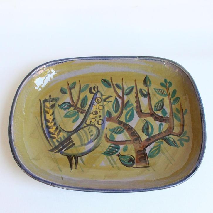 Vintage tafelcentrum uit de jaren 50 - Perignem Vandeweghe, Antiek en Kunst, Antiek | Keramiek en Aardewerk, Ophalen of Verzenden