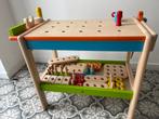 Pintoy houten werkbank & accessoires, Kinderen en Baby's, Overige typen, Gebruikt, Ophalen