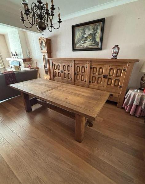 Volledige eetkamer / eik / niet roker, Huis en Inrichting, Complete inboedels, Ophalen of Verzenden