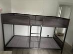 Lit superposé IKEA TUFFING – métal gris foncé (sans matelas), Enlèvement, Utilisé, Lits superposés