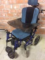 Verstelbare manuele rolstoel met tablet, Diversen, Rolstoelen, Ophalen of Verzenden, Zo goed als nieuw