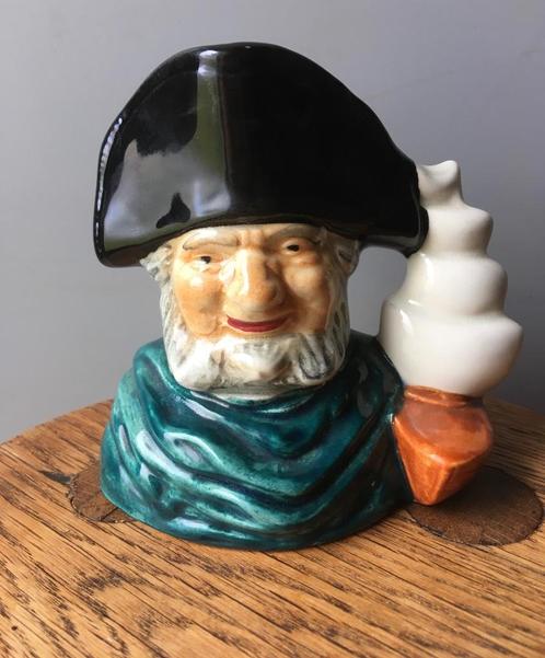 Vintage Toby jug “Captain Ahab”-Moby Dick by Shorter&Sons, Antiquités & Art, Antiquités | Céramique & Poterie, Enlèvement