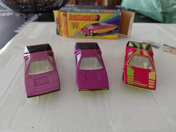 3x Matchbox 75c Alfa Carabo beschikbaar voor biedingen