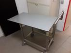 Serveertafel, Huis en Inrichting, Ophalen, Overige materialen, Gebruikt, 100 tot 150 cm