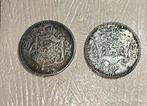 Zilveren munten 20f 1934 fr/nl Albert, Ophalen of Verzenden, Zilver