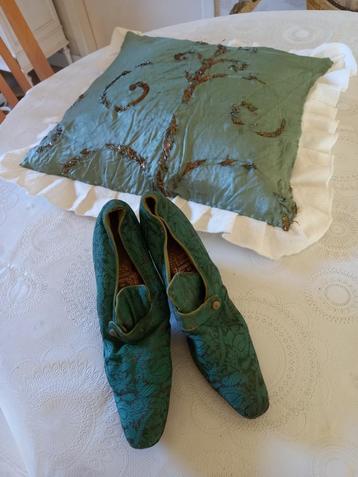 Antiek Edwardian Schoentjes , Jaar 1920 ,  VERKOCHT beschikbaar voor biedingen