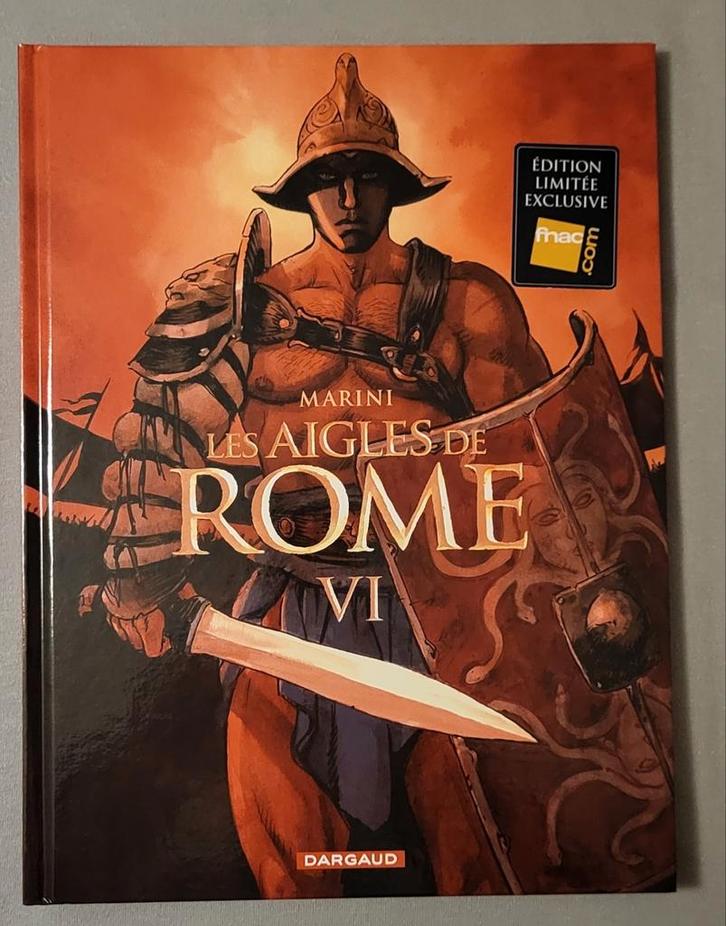 Aigles de Rome 6 édition spéciale Fnac dédicacée Marini, Livres, BD, Neuf, Une BD, Enlèvement ou Envoi