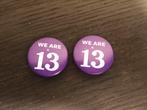 2 beerschot buttons, Ophalen of Verzenden, Zo goed als nieuw