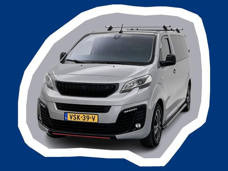 Peugeot Expert 2.0 BlueHDI 180 Standard Sport Treeplanken Xe, Auto's, Bestelwagens en Lichte vracht, Bedrijf, ABS, Adaptive Cruise Control
