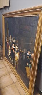 2 grote reproducties op doek van Rembrandt, Antiek en Kunst, Kunst | Schilderijen | Klassiek, Ophalen