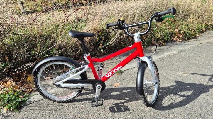 WOOM 3 GO Automatische fiets, Fietsen en Brommers, Fietsen | Kinderfietsjes, Zo goed als nieuw, 16 tot 20 inch, Ophalen