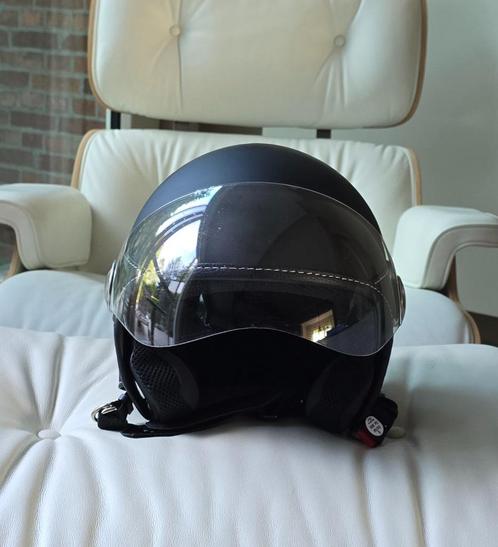 Motorhelm voor Vespa, brommer of motor, Motoren, Kleding | Motorhelmen, Dames, Heren, Kinderen, Jethelm, S, Tweedehands, Ophalen of Verzenden