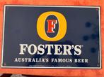 Plaque émaillée FOSTER'S café brasserie bière, Collections, Enlèvement ou Envoi, Utilisé, Panneau publicitaire