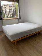 Bed en matras te koop 28/08 OPHALEN, Huis en Inrichting, Slaapkamer | Matrassen en Bedbodems, Ophalen, Twijfelaar, 140 cm, Matras