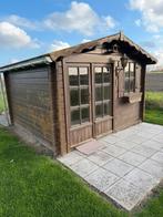 Houten tuinhuis - ZELF TE DEMONTEREN, Ophalen, Zo goed als nieuw, Tuinhuis