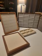 Set displays voor ringen/sieraden, Ophalen, Nieuw, Hout