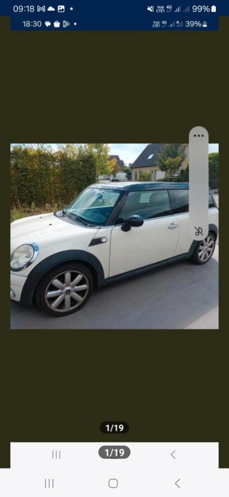 Knappe mini clubman met talrijke opties, Auto's, Mini, Particulier, Clubman, Trekhaak, Xenon verlichting, Diesel, Euro 4, Monovolume