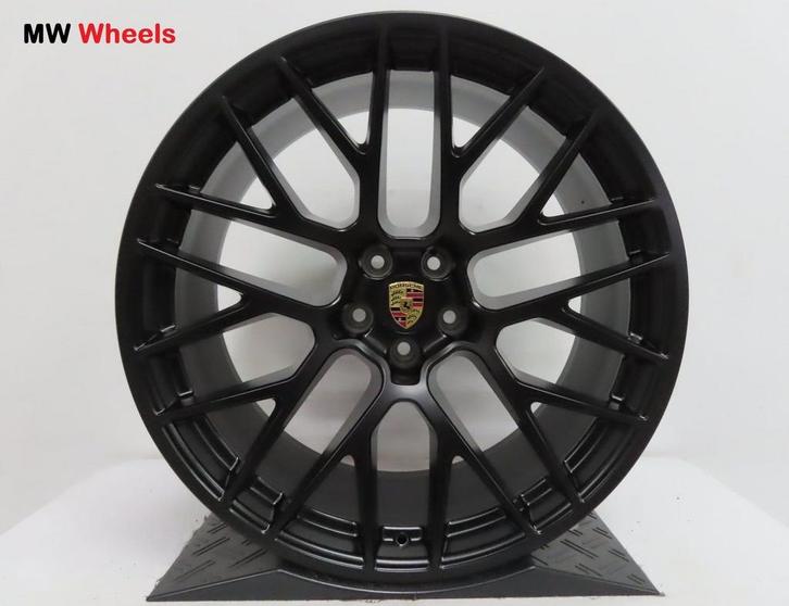 Porsche 21 inch Origineel velgen Macan RS Spyder zwart, Auto-onderdelen, Banden en Velgen, Velg(en), 21 inch, Nieuw, Ophalen of Verzenden