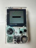 Gameboy pocket clear (ips scherm), Games en Spelcomputers, Games | Nintendo Game Boy, Ophalen of Verzenden, Refurbished