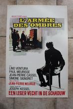 filmaffiche Lino Ventura l'armée des ombres filmposter, Ophalen of Verzenden, A1 t/m A3, Zo goed als nieuw, Rechthoekig Staand