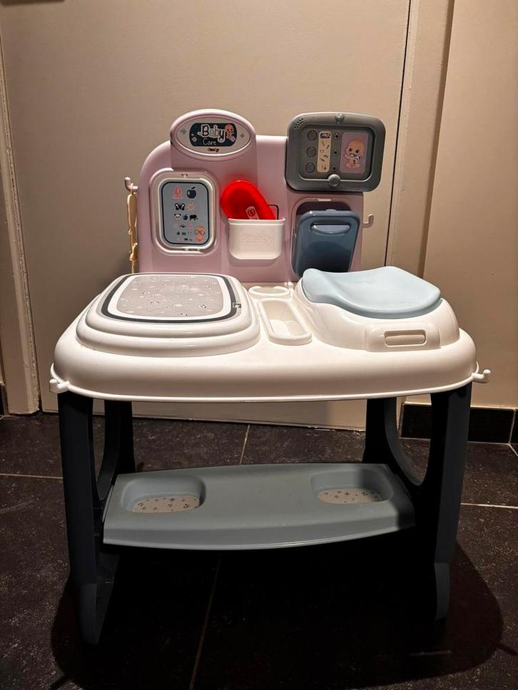 Smoby Baby Care babycommode met accessoires, Kinderen en Baby's, Speelgoed | Speeltafels, Gebruikt, Ophalen