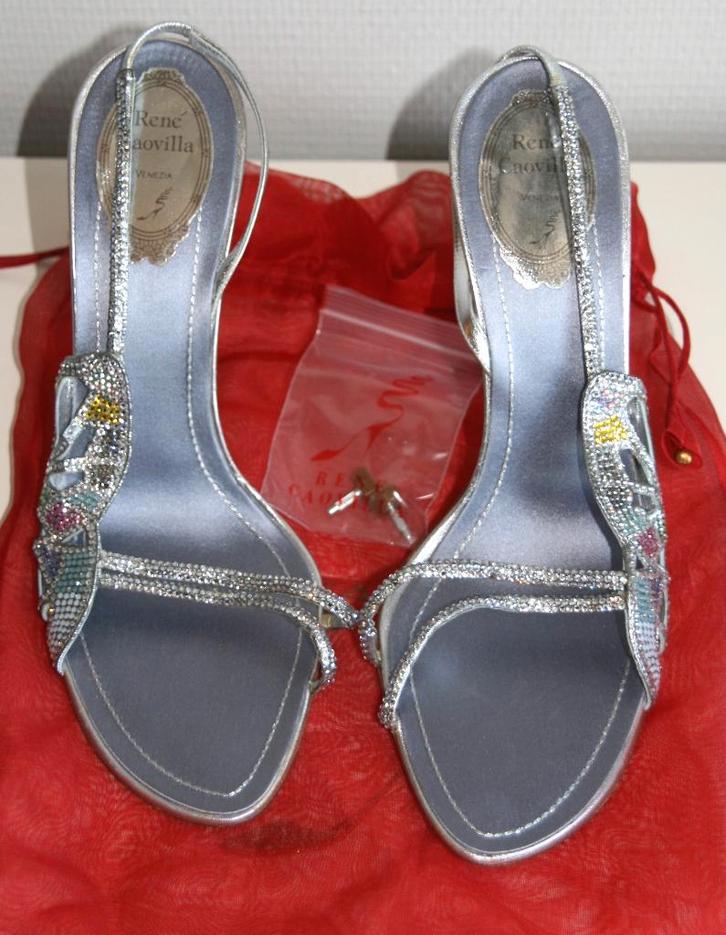 Prachtige nieuwe René Caovilla avondschoenen, Kleding | Dames, Schoenen, Nieuw, Schoenen met hoge hakken, Overige kleuren, Ophalen of Verzenden