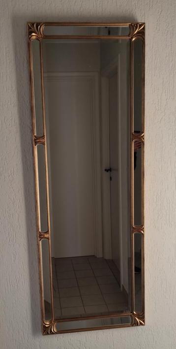 Vintage passpiegel in brocante stijl  beschikbaar voor biedingen