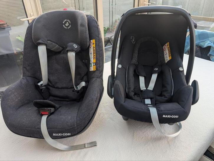Maxi cosi set 0 tot 4 jaar - rock + pearl pro en 2x isofix, Kinderen en Baby's, Autostoeltjes, Isofix, Ophalen