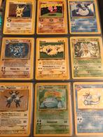 Pagina Pokemon met 4 first editions, Hobby en Vrije tijd, Verzamelkaartspellen | Pokémon, Ophalen of Verzenden, Zo goed als nieuw