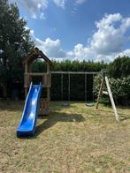 Speeltuig met schommels en glijbaan, Kinderen en Baby's, Speelgoed | Buiten | Speeltoestellen, Ophalen, Gebruikt, Glijbaan