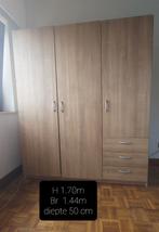 kleerkast: 2 deuren hang ruimte- 3 leggers- schuiven, Huis en Inrichting, Kasten | Kleerkasten, Ophalen, Gebruikt