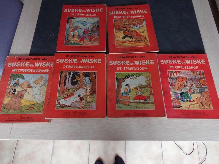 9X SUSKE&WISKE VLAAMSE RODE REEKS meeste 1ste DRUK!, Boeken, Stripverhalen, Gelezen, Meerdere stripboeken, Ophalen of Verzenden