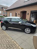 Mooie zwarte DS3 1.2 bezine, Auto's, Citroën, Voorwielaandrijving, Euro 5, Zwart, Leder en Stof