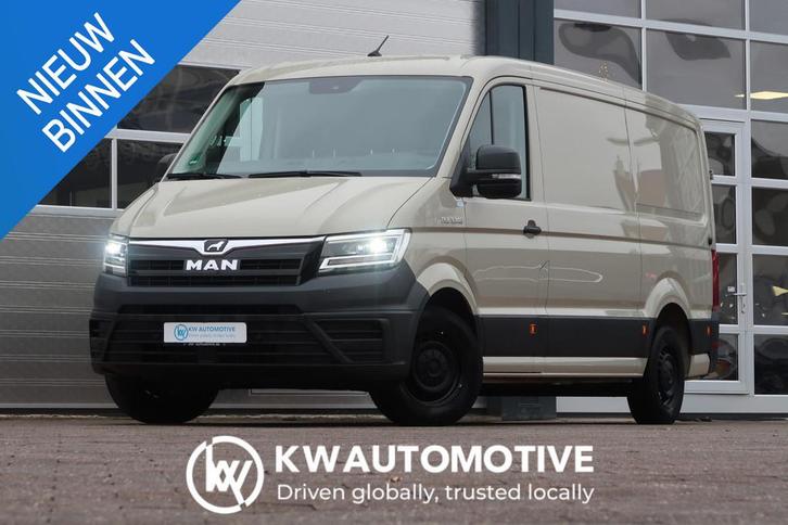 MAN TGE 35 3.140 2.0 L3H2 AUT/ LED/ CAMERA/ CRUISE/ CLIMA/ T, Auto's, Bestelwagens en Lichte vracht, Bedrijf, Te koop, ABS, Achteruitrijcamera