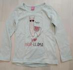 Longsleeve Lama, Kinderen en Baby's, Kinderkleding | Maat 110, Ophalen of Verzenden, Gebruikt, Meisje, Shirt of Longsleeve