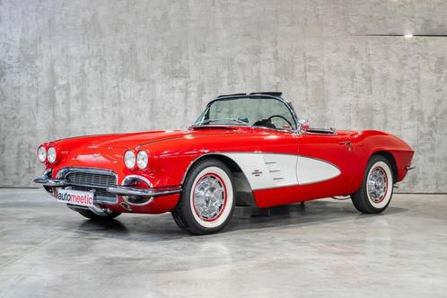 Chevrolet Corvette C1, Auto's, Chevrolet, Bedrijf, Te koop, Corvette, Benzine, Cabriolet, 3 deurs, Handgeschakeld, Rood, Zwart