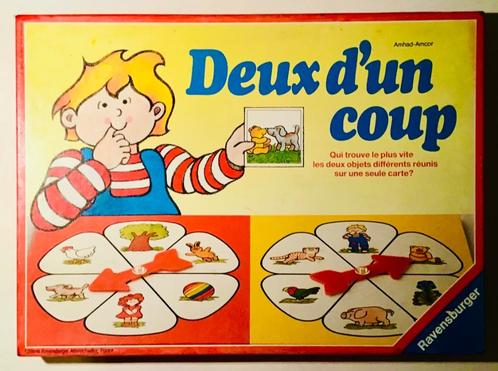 DEUX D’UN COUP, Ravensburger, 4 ans et plus, Kinderen en Baby's, Speelgoed | Educatief en Creatief, Gebruikt, Ophalen of Verzenden