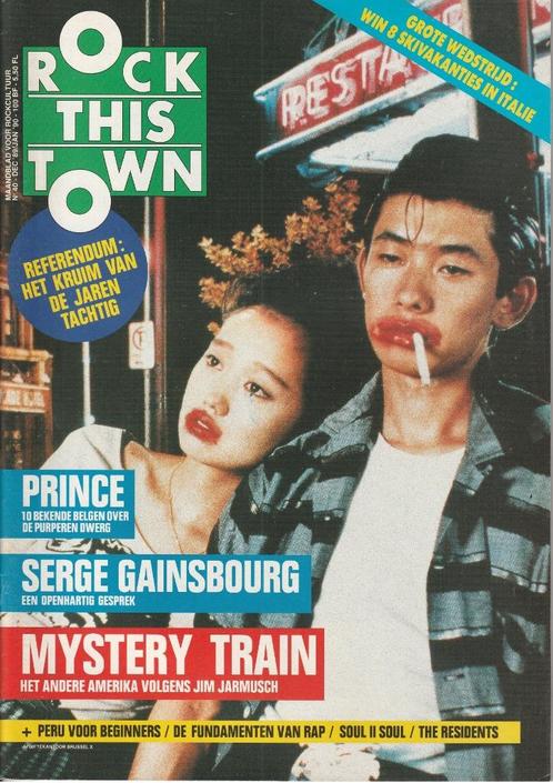 Muziekmagazine: Rock This Town (BE/VL) - 12/89, Collections, Musique, Artistes & Célébrités, Comme neuf, Livre, Revue ou Article