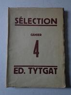 zeldzaam kunstboek Sélection Cahier 4 Edgard Tytgat 1928, Utilisé, Enlèvement ou Envoi, Peinture et dessin