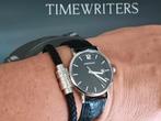 Montblanc uurwerk plus armband en boeken., Leer, Staal, Polshorloge, Zo goed als nieuw