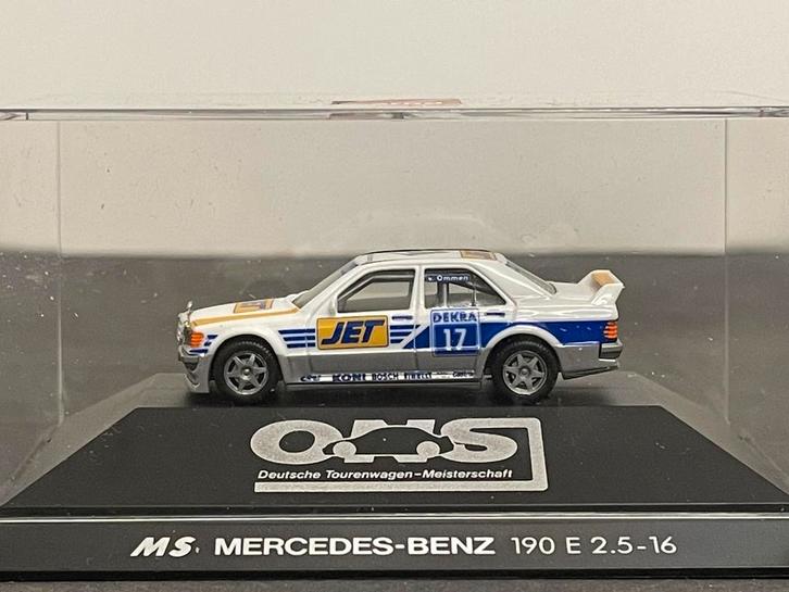 Herpa MB 290E 2.5-16 Evo I startnr.17 PC-box, Hobby & Loisirs créatifs, Voitures miniatures | 1:87, Comme neuf, Voiture, Herpa