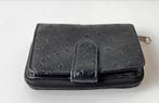unisex zwarte leder portemonnee ELYSTON, Overige merken, Zwart, Ophalen of Verzenden, Zo goed als nieuw