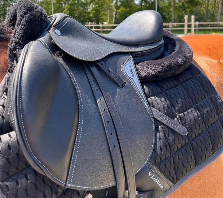 Springzadel Equiline, Dieren en Toebehoren, Paarden en Pony's | Zadels, Nieuw, Springen, Ophalen