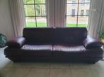 Lederen salon Natuzzi bordeau, Ophalen, Gebruikt, Modern casual, Rechte bank
