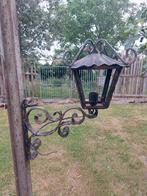 2 handgemaakte smeedijzeren lampen, Ophalen of Verzenden, Zo goed als nieuw, IJzer