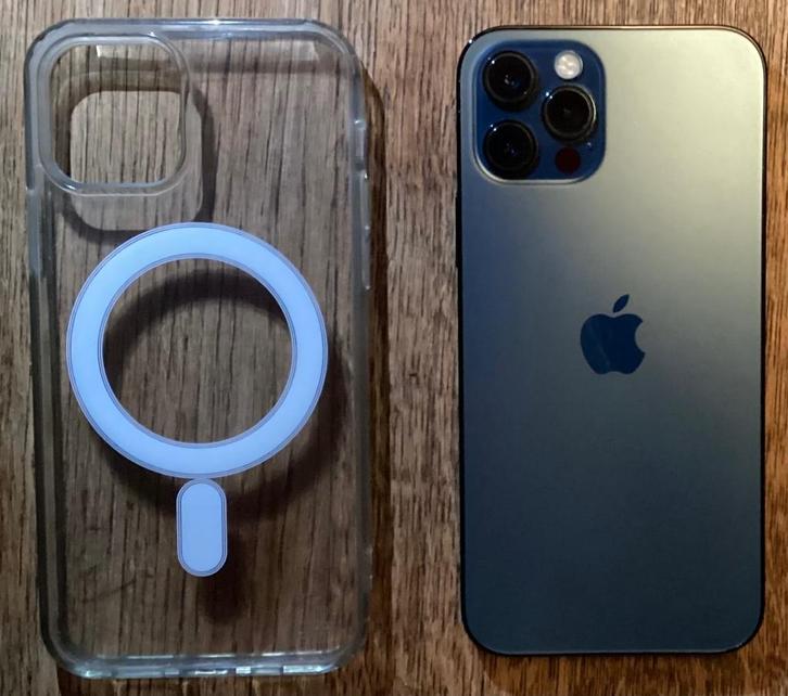 iPhone 12 PRO 256 Go, bleu Pacifique, Télécoms, Téléphonie mobile | Apple iPhone, Comme neuf, 256 GB, Sans abonnement, Sans simlock